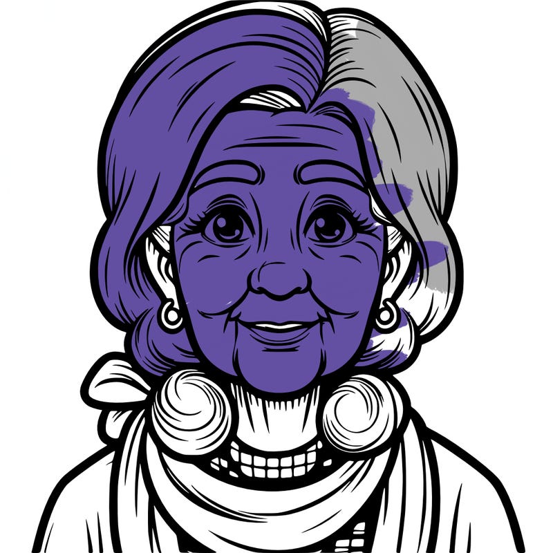 realistic old ladey