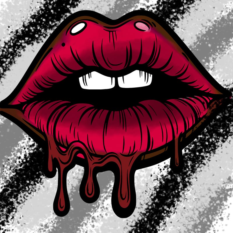 lips that look realistic and drip