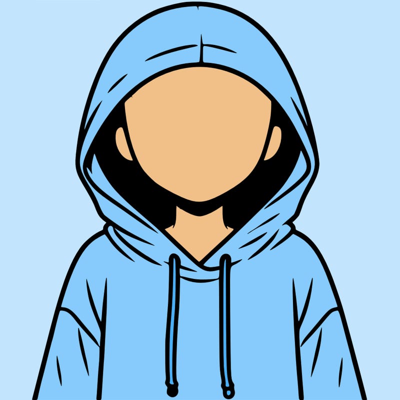 faceless girl in hoodie