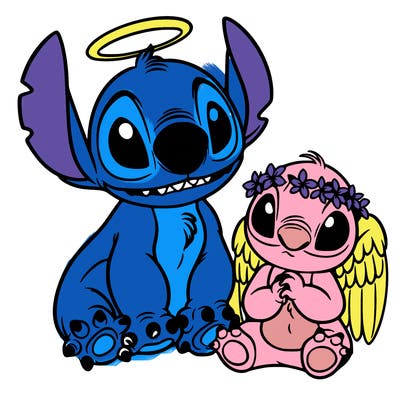 stitch and angel