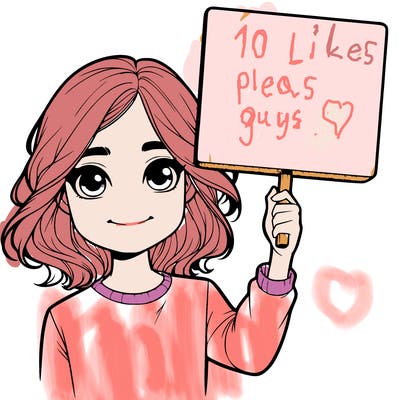 realistic girl holding up a sign