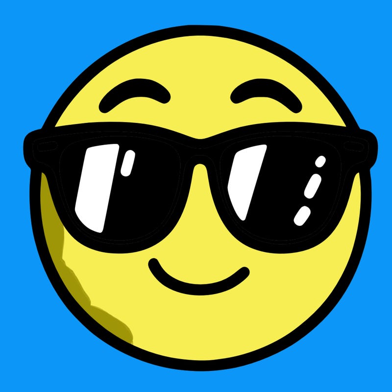 emoji with sunglasses