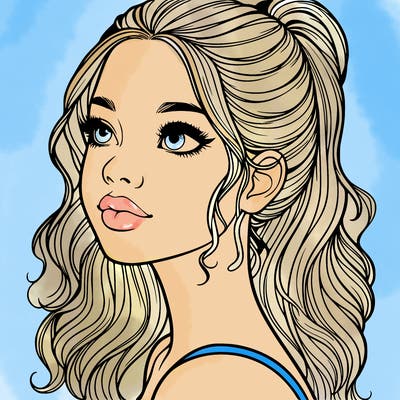 beautiful realistic girl