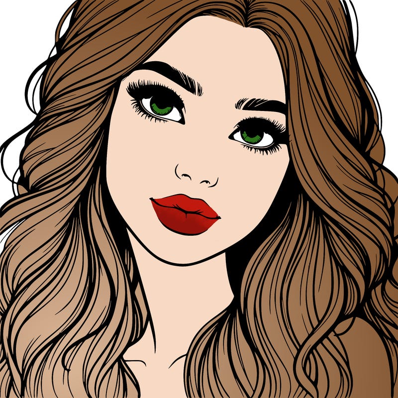 beautiful realistic girl