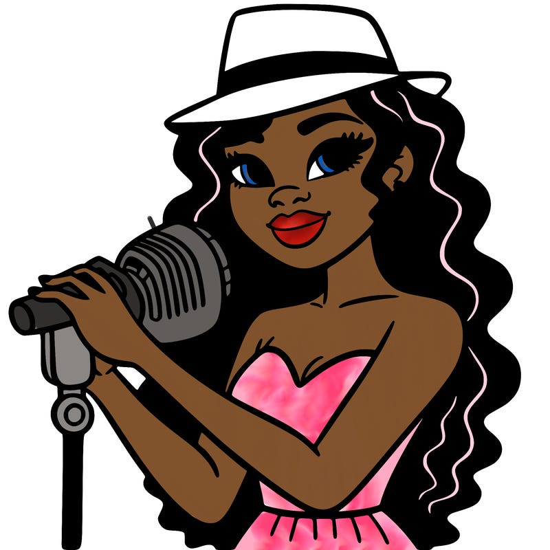 black woman singer