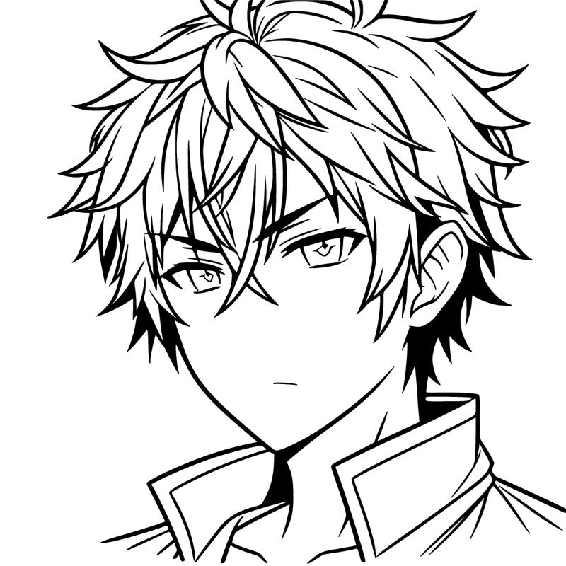 male anime character