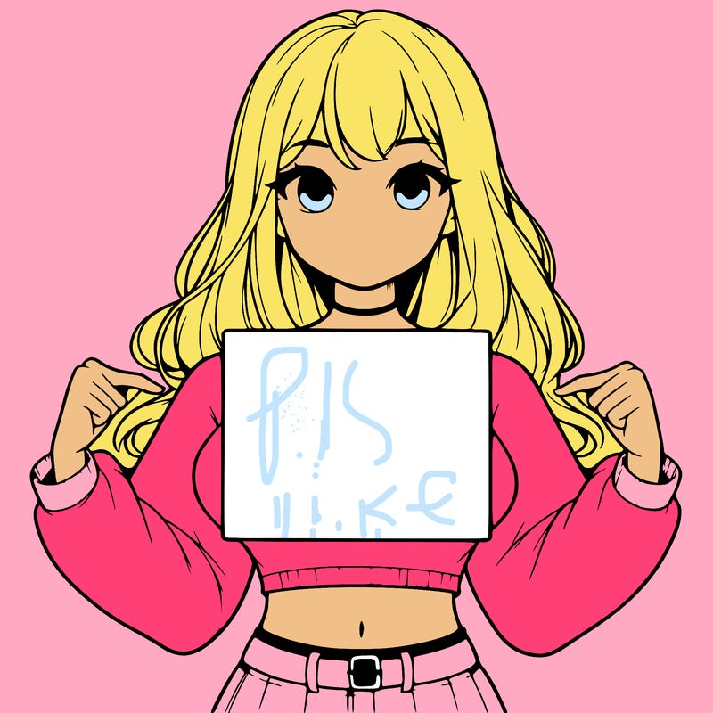 girl holding a blank sign in a long sleeve crop top