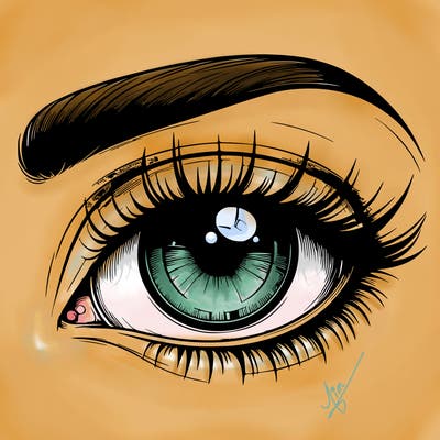 realistic eye