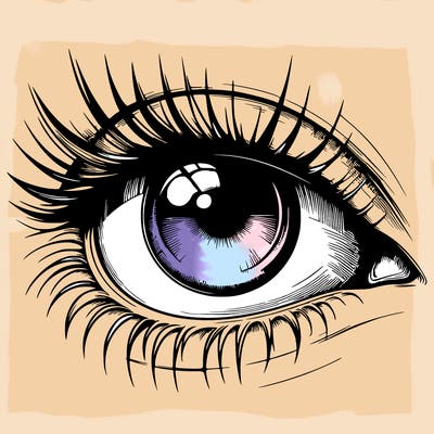 realistic eye