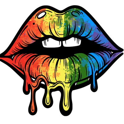 lips that look realistic and drip