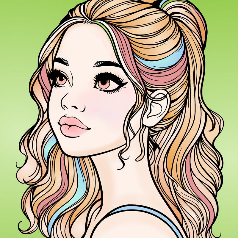 beautiful realistic girl