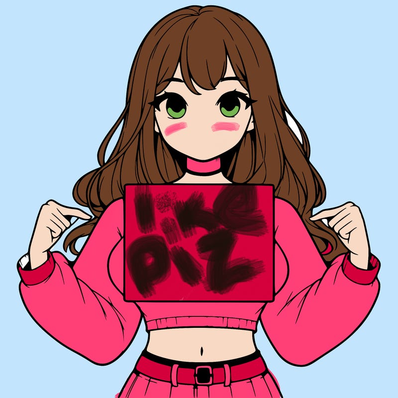 girl holding a blank sign in a long sleeve crop top