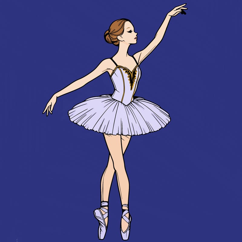 realistic ballerina