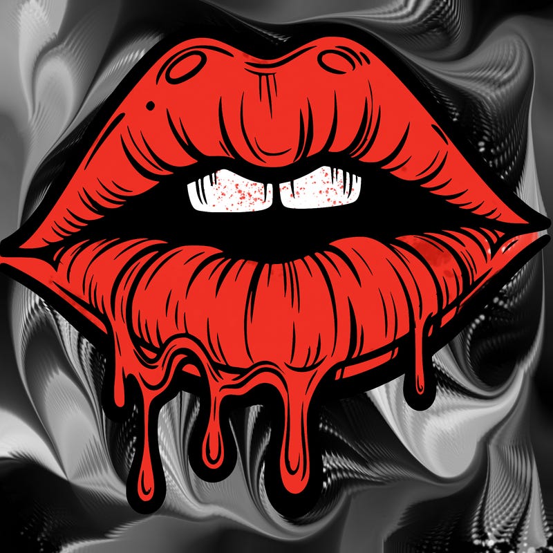 lips that look realistic and drip