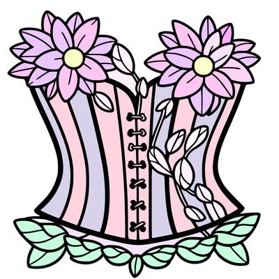 flower corset