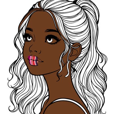 beautiful realistic girl