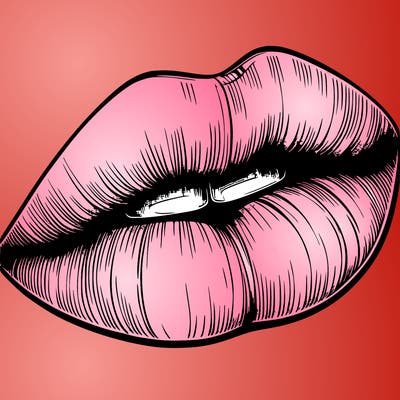 realistic lips