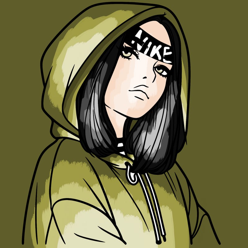 a realistic girl in a hoodie