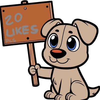 dog holding a sign