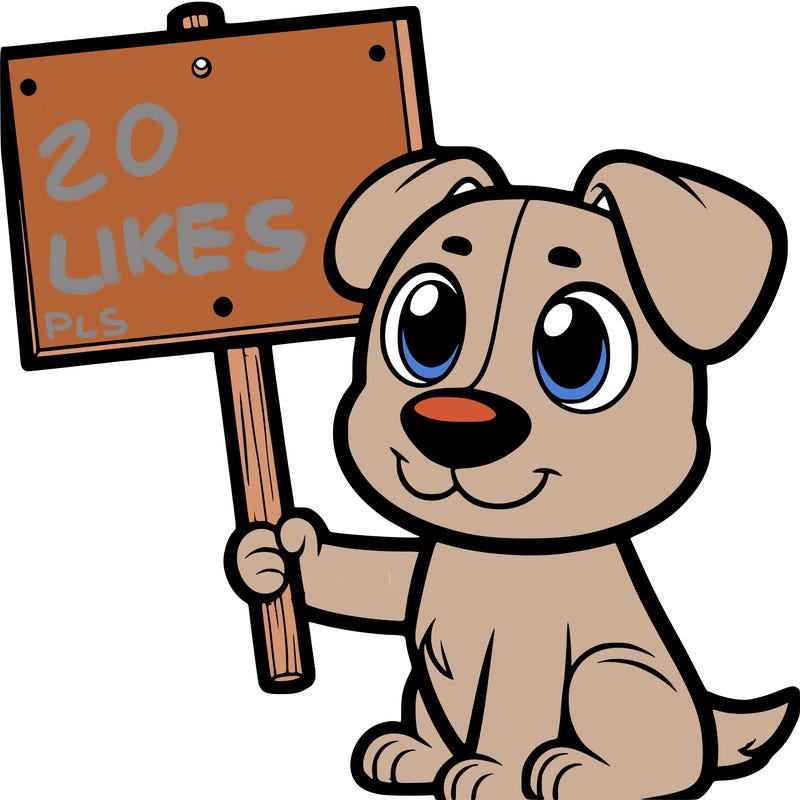 dog holding a sign