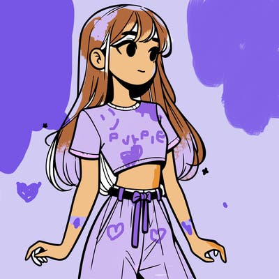 girl in a cute crop top