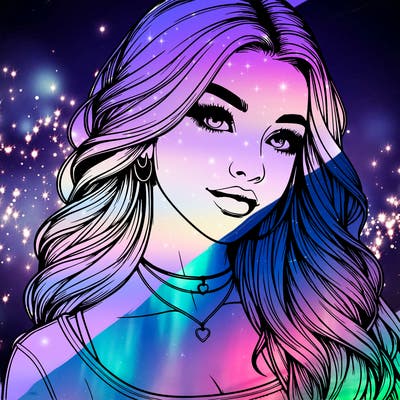 detailed realistic girl