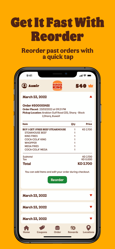Burger King Kuwait - Food & Drink App | MWM
