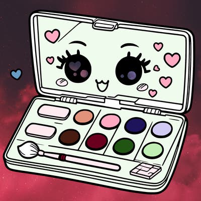 makeup pallet