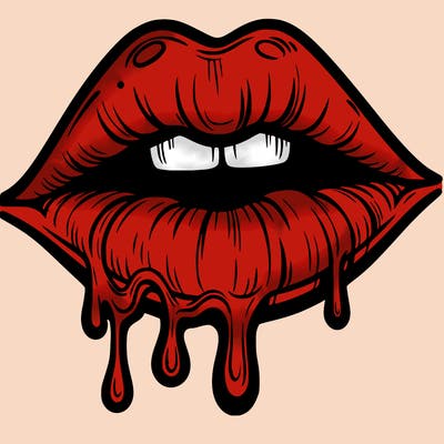 lips that look realistic and drip