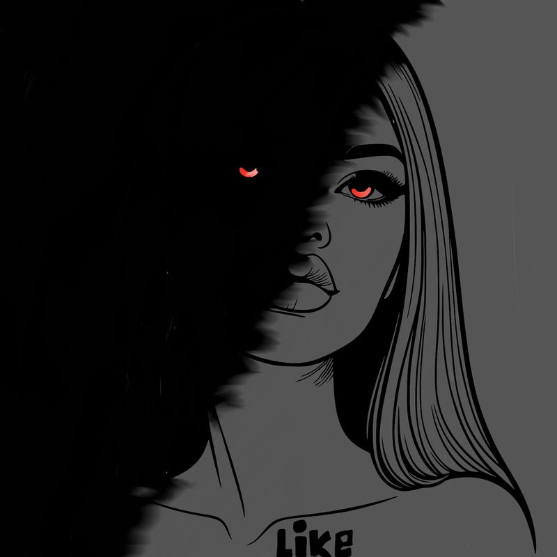 realistic woman with full lips