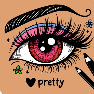 pretty eye