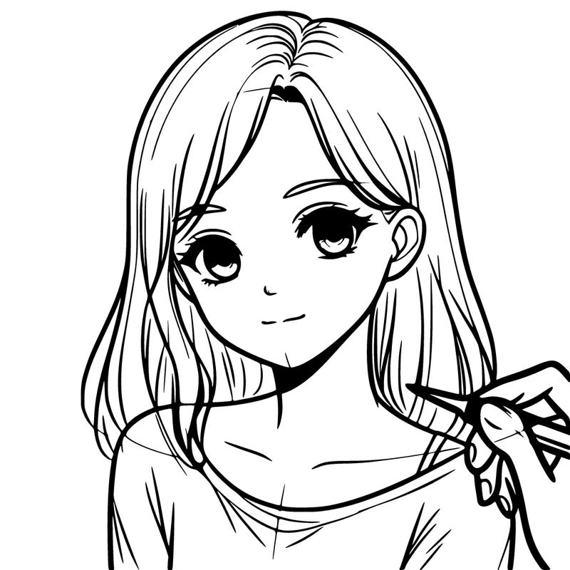 draw a realistic girl