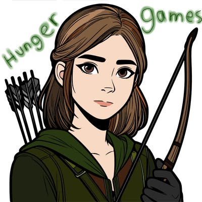 katnis from the hunger games