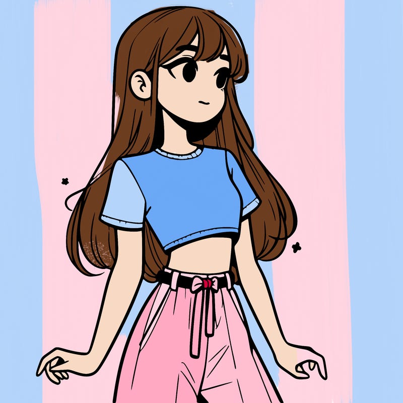 girl in a cute crop top