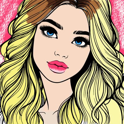 beautiful realistic girl