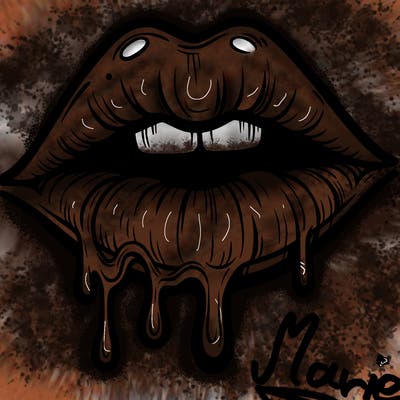 lips that look realistic and drip