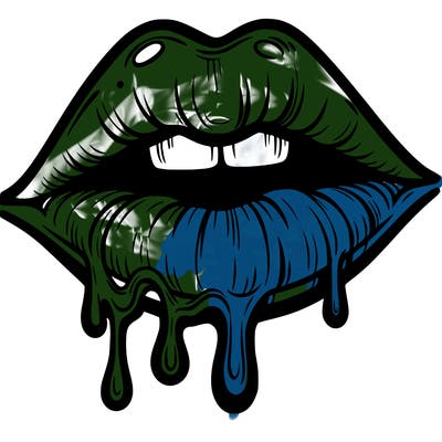 lips that look realistic and drip