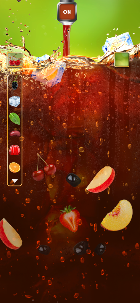 Boba Tale: Bubble Tea Recipe - Boba Tale bubble tea recipe game interface with tea pouring and fruit