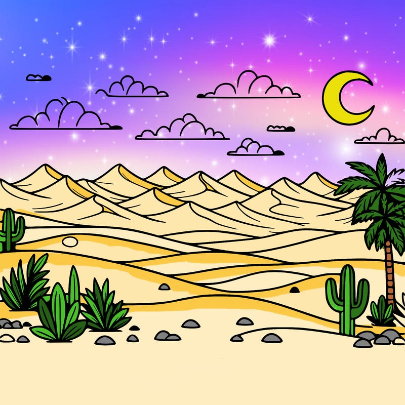sahara desert landscape