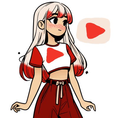 girl in a cute crop top