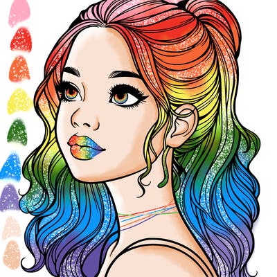 beautiful realistic girl