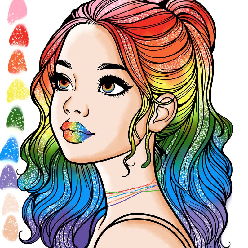 beautiful realistic girl