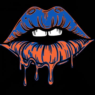 lips that look realistic and drip