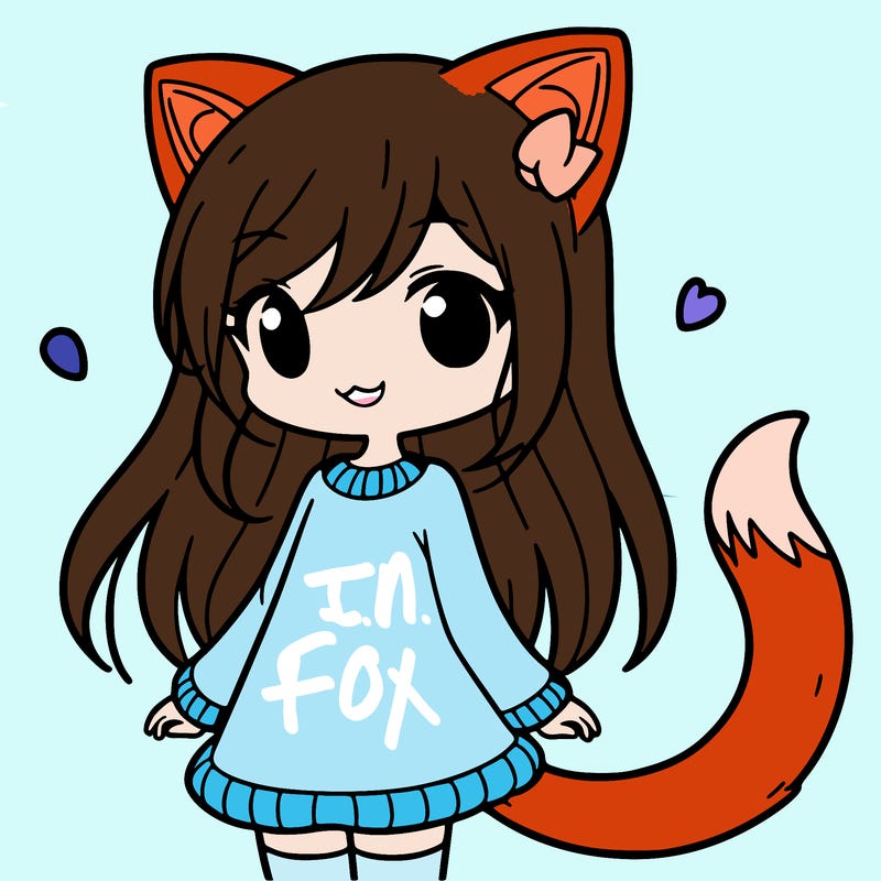 girl with cat ears and tail