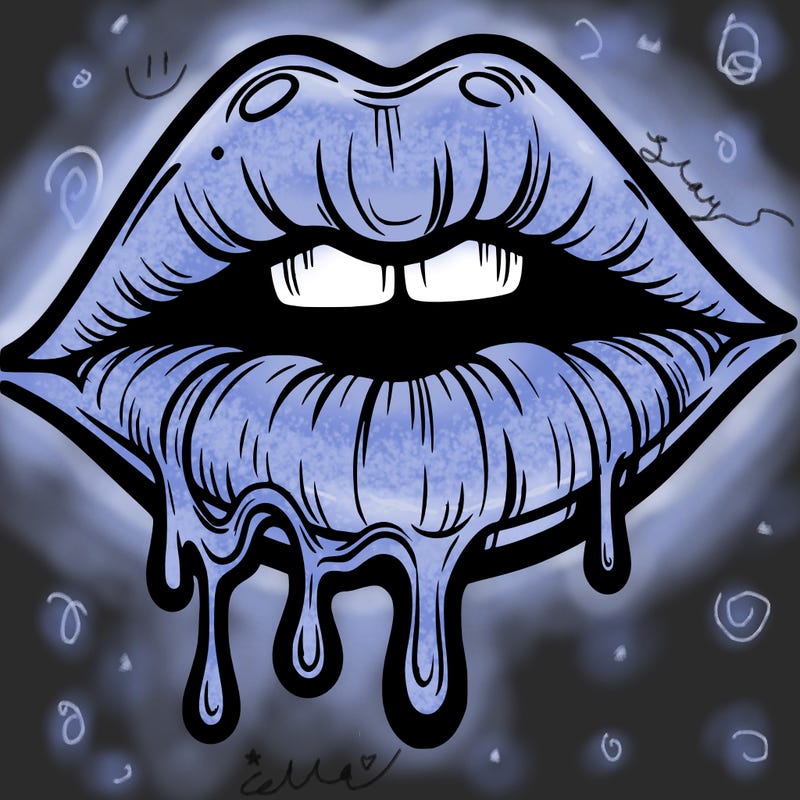 lips that look realistic and drip