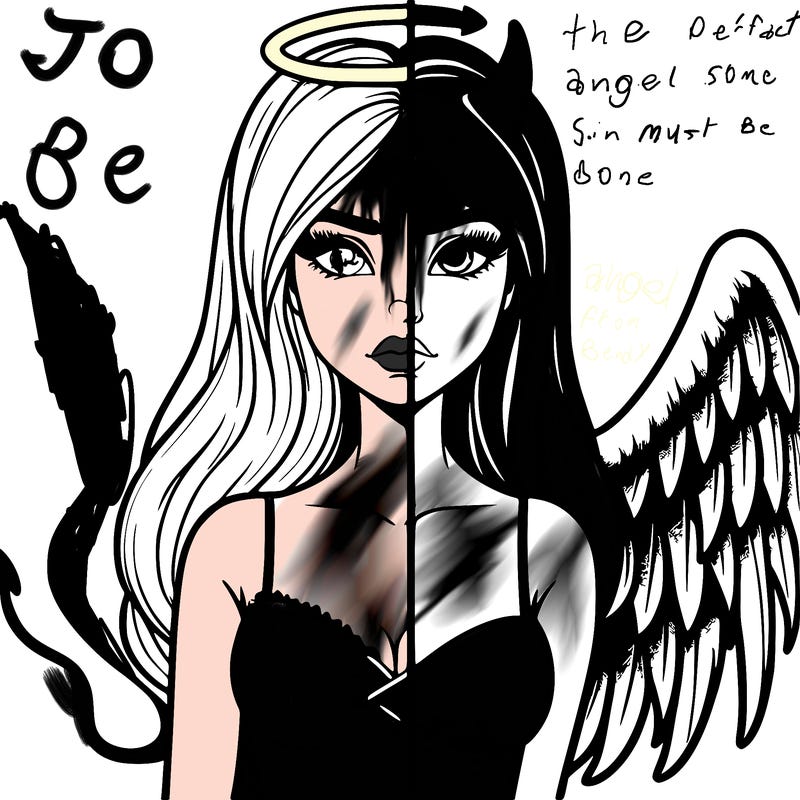 devil vs angel realistic girl