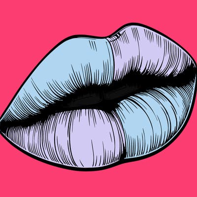 realistic lips