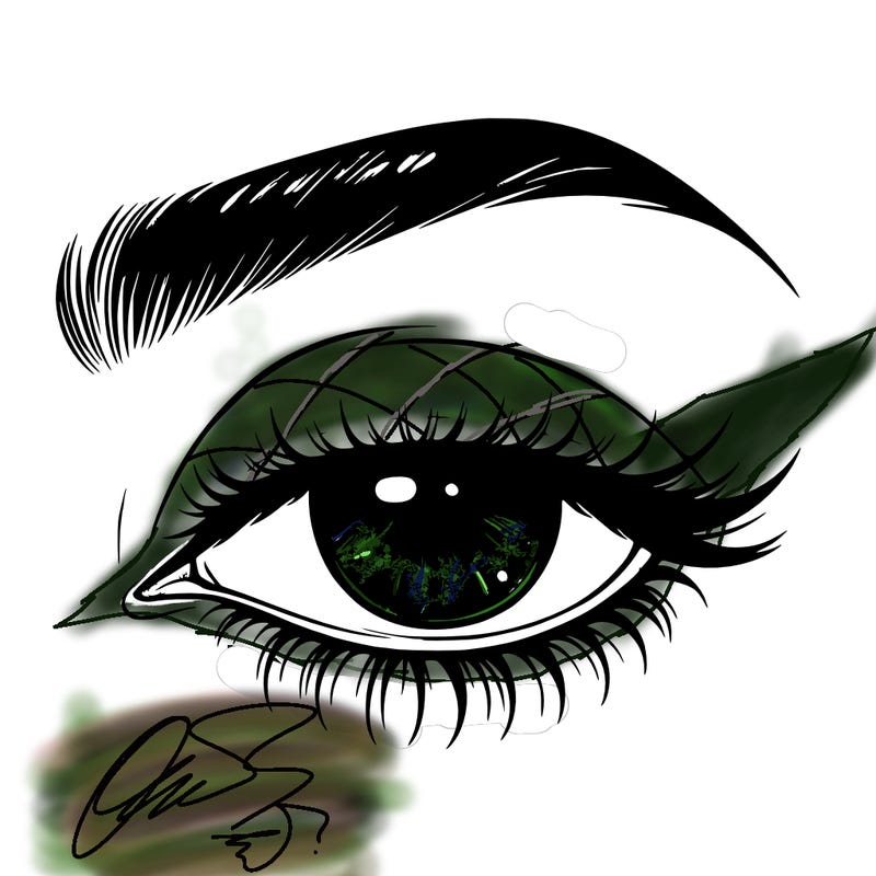 eye closed realistic