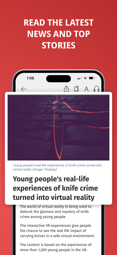 Greenock Telegraph - Greenock Telegraph app showing the latest news and top stories on a mobile device
