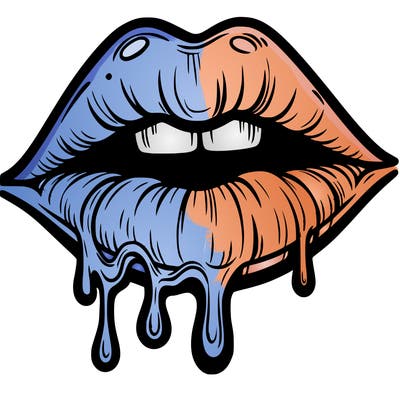lips that look realistic and drip